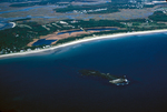 Scarborough Beach state park from air