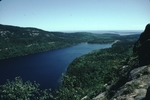 Morain dam on Jordan Pond, Acadia National Park