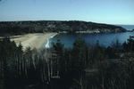 Sand Beach view from peak, Acadia National Park