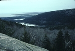 View from Parkman Mountain of pond below by Joseph Kelley