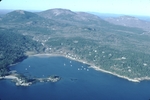 aerial view of Mount Desert Island near Somes Sound