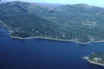 aerial of Montgomery point near Somes Sound