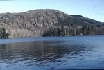 view of Beech Mountain cliff face from Echo Lake