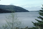 view of Acadia Mountain and Somes Sound from Flying Mountain by Joseph Kelley
