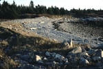 erosional till forming beach, Schoodic Point