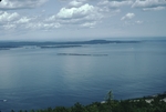 view of Schoodic Point from Champlain Mountain