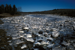 ice out on Machias salt marsh by Joseph Kelley