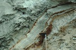 Glaciolacustrine sediments over collapsed sand and gravel, Naples
