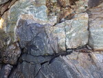Folded, inverted unconformity, Rockport Harbor. by Henry N. Berry IV