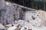 New Granite Quarry at Cape Cod Hill by Woodrow B. Thompson