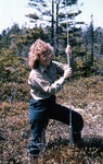 Carolyn Lepage Coring Bog at Quoddy Head State Park by P Truesdale