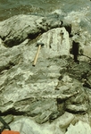 Soft-sediment deformation, Ironbound Mountain Formation by Robert G. Marvinney