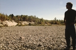 Sandy River bank erosion by Robert G. Marvinney