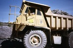 mining slides; dump truck