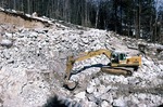 New Granite Quarry - Cape Cod Hill (To provide rip-rap for Sandy Gorge) by Woodrow B. Thompson