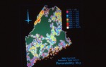 Maine Map of Low-Level Radioactive Waste Favorability