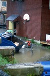 surface water; floods; dumpster