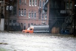 surface water; floods; truck