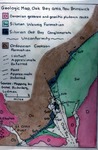 Geologic Map of Oak Bay Area, New Brunswick