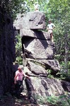 Sea Stack - E side of Day Mtn., Acadia. (10) by Woodrow B. Thompson