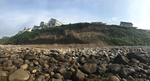 Longsands bluff erosion panoramic