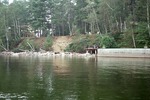 W. Sebago Lake - Cleared bank w/ slump