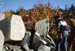 people; places; Acadia National Park; granite