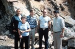 Mt. Rubellite Q. - (Left to right: Sonny + Priscilla Chavarie, Carl Francis, Jim Mann, and Bill Metropolis)