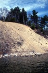 Sebago Lake; beach profile; erosion