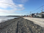 Seawall construction on Longsands beach
