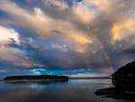 Mackworth Island rainbow by Ian Hillenbrand