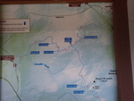 Trail map, Bald Mountain parking lot kiosk