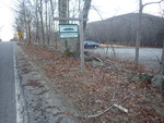 Parking lot sign, Bald Mountain Preserve