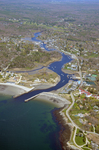 Kennebunk River Estuary from air
