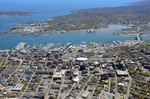Old Port of Portland from air by Joseph Kelley