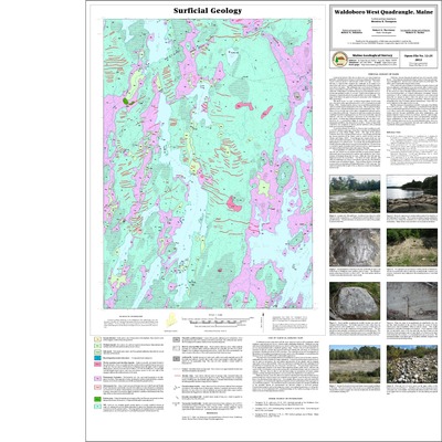 "Surficial Geology Of The Waldoboro West Quadrangle, Maine" By Woodrow ...