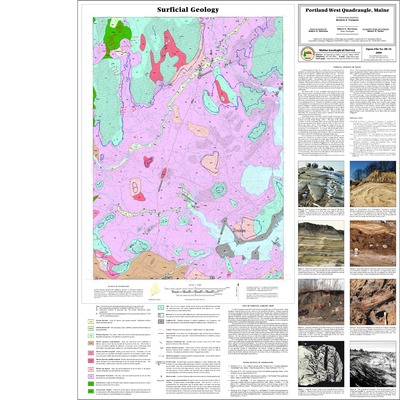 "Surficial Geology Of The Portland West Quadrangle, Maine" By Woodrow B ...