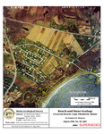 Beach and Dune Geology Aerial Photo: Crescent Beach, Cape Elizabeth by Stephen M. Dickson