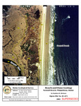 Beach and Dune Geology Aerial Photo: Seawall Beach, Phippsburg by Stephen M. Dickson