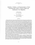 Definition, problems, and reinterpretation of early premetamorphic faults in western Maine and northeastern New Hampshire