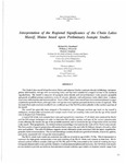 Interpretation of the regional significance of the Chain Lakes massif, Maine, based upon preliminary isotopic studies by Michael M. Cheatham, William J. Olszewski, and Henri E. Gaudette