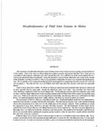 Morphodynamics of tidal inlet systems in Maine