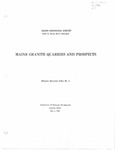 Maine granite quarries and prospects by Muriel B. Austin and Arthur M. Hussey II