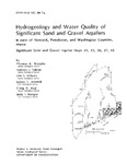 Hydrogeology and water quality of significant sand and gravel aquifers in parts of Hancock, Penobscot, and Washington Counties, Maine; significant sand and gravel aquifer maps 24, 25, 26, 27, 45