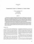 Geomechanical aspects of subsidence in eastern Maine