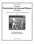 Final report - Pesticides in ground water study