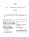 Geodetic evidence of current crustal motion in Maine by David Tyler