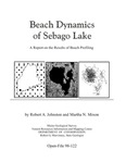 Beach dynamics of Sebago Lake:  A report on the results of beach  profiling