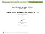 Ground Water, Wells and the Summer of 1999