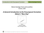 A General Introduction to the Presumpscot Formation Maine's 